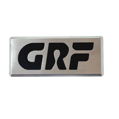 Hoogwaardig logo Professionele fabricage van op maat gemaakte metalen borden