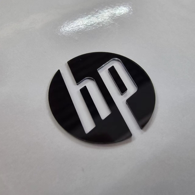 Gepersonaliseerde vorm PET materiaal logo voor uw gepersonaliseerde branding