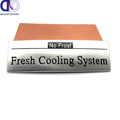 Custom Metal Logo Sticker voor het effectief merken van uw producten