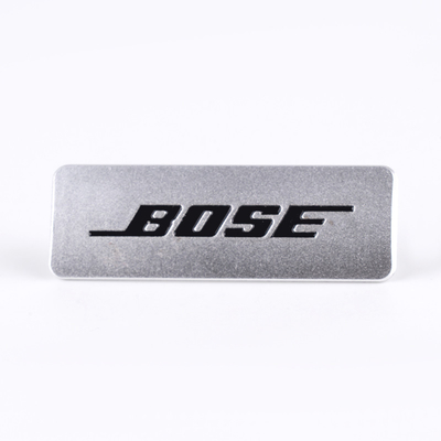 Elektrisch ultra-dunne nikkel logo met aangepaste kleur en gegarandeerd 100% QC of test