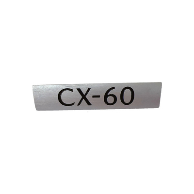 Gepersonaliseerd metaal logo met handvat op maat gevormde aluminium producten