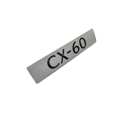 Gepersonaliseerd metaal logo met handvat op maat gevormde aluminium producten