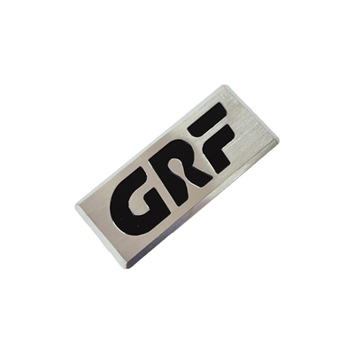 Hoogwaardig logo Professionele fabricage van op maat gemaakte metalen borden