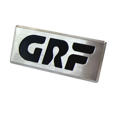 Hoogwaardig logo Professionele fabricage van op maat gemaakte metalen borden
