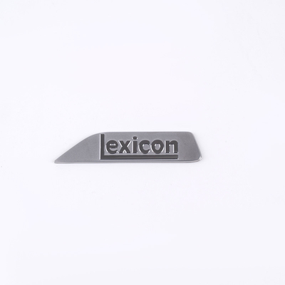 Nickel zilver metaal logo aangepast door QC-Garantied Electroforming