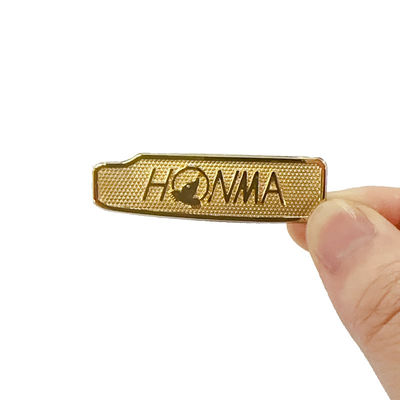 Custom logo milieuvriendelijk einde Nikkel Elektroformed Metal Badge voor sportapparatuur