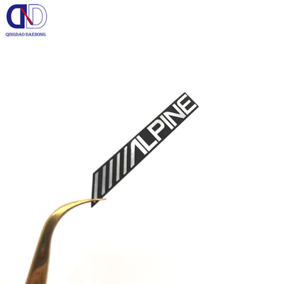 Gepersonaliseerd logo aanvaard metaal auto logo led voor eind auto personalisatie