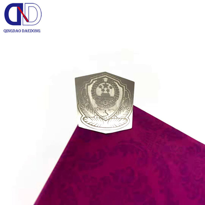 Logo van de klant Logos van roestvrij staal met nikkel zilver