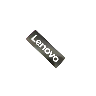 Gepersonaliseerd logo geaccepteerd PET-klevend sticker voor computerproductie OEM-ontwerp