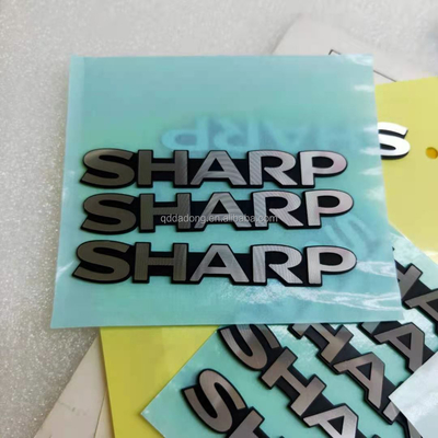 Eco-vriendelijke en OEM Installatie Elektrovormig Nickel Metal Logo Professional