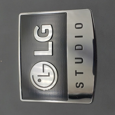 Nickel-elektrogelegeerde metalen logo's OEM-installatie Nickel zilver